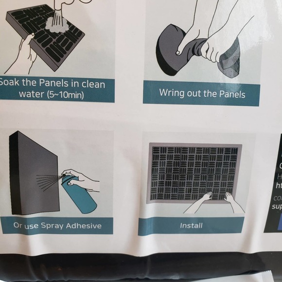 Foroomaco Acoustic Foam Panels Pack of 12 Sound Proofing Panels NIB Sealed - Picture 8 of 9